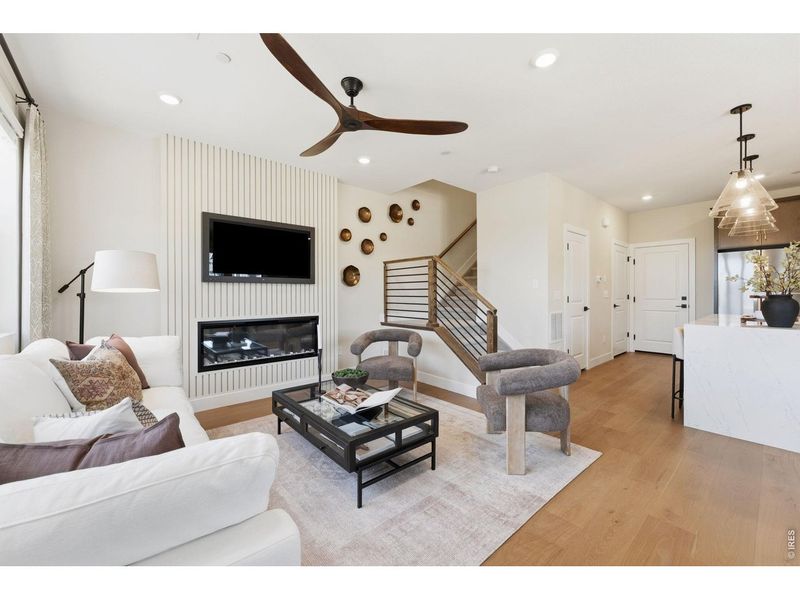 Furnished interior view inside a new home in , Fort Collins (Image 30).