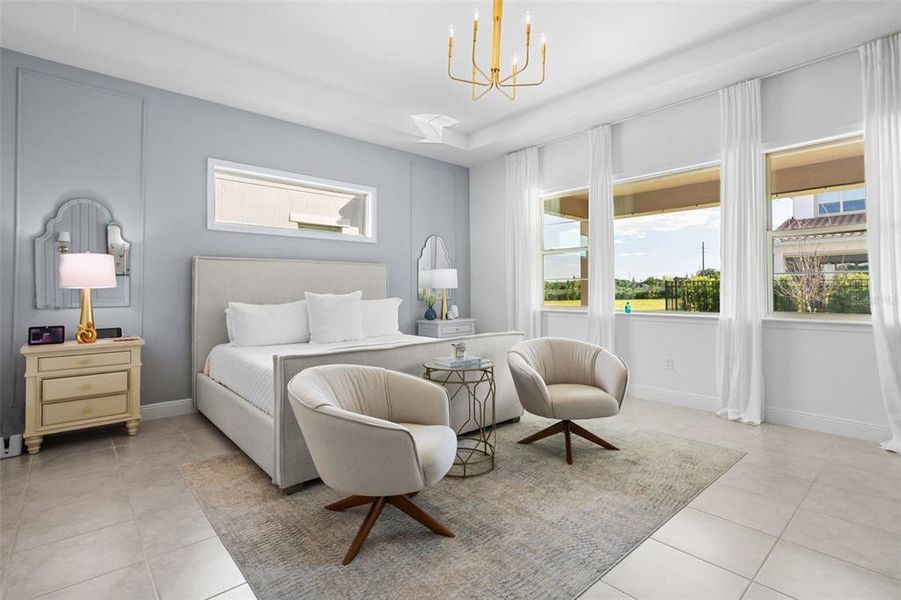 Furnished interior view inside a new home in , Orlando (Image 47).