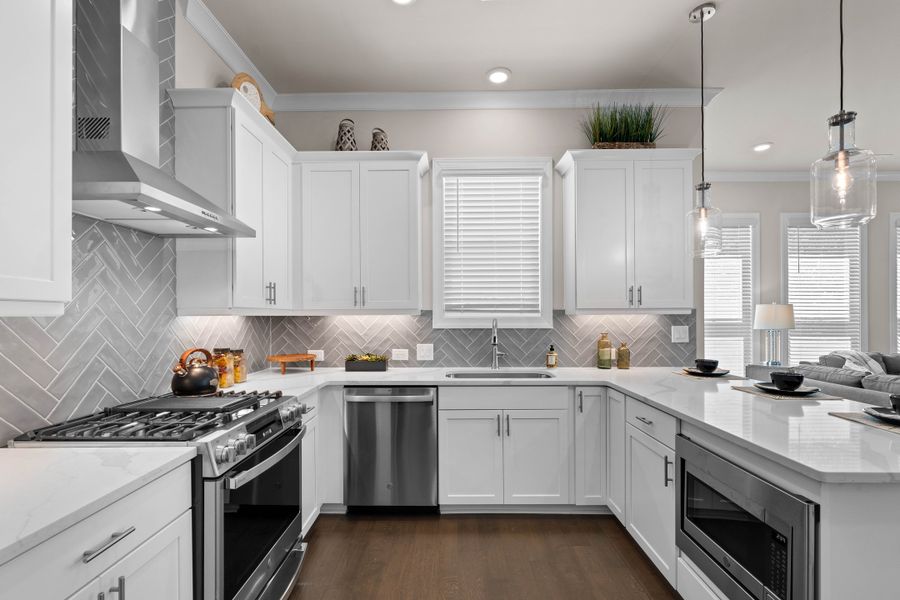 Representative furnished interior of a home built from the The Castleberry by The Providence Group in Palisades Single Family, Cumming (Image 17).
