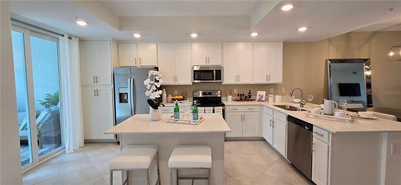 Furnished interior view inside a new home in , Venice (Image 7). Furnished interior view inside a new home in , Venice (Image 7).