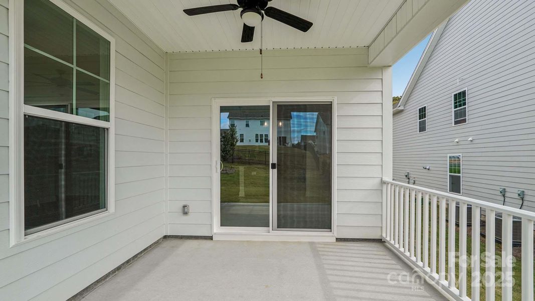 Exterior details and patio area of a home in Falls Cove, Troutman (Image 22).
