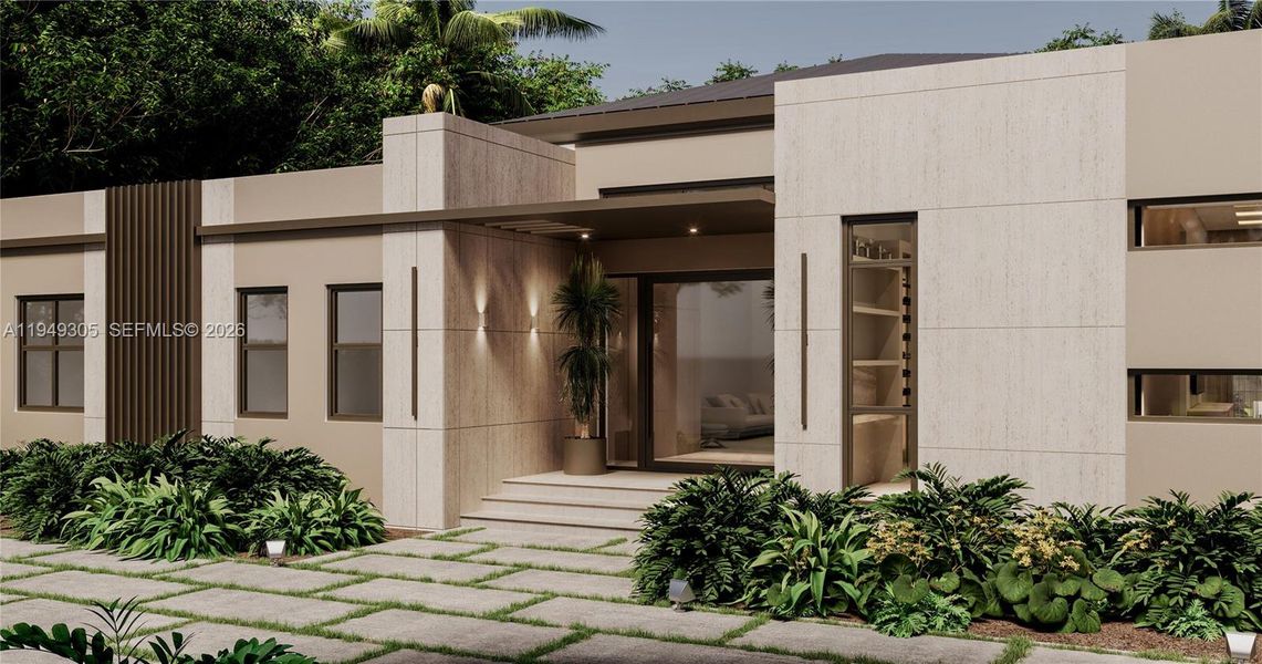 Exterior details and patio area of a home in , Pinecrest (Image 9).