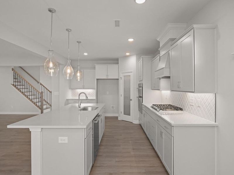 Furnished interior view inside a new home in Tobacco Road, Angier (Image 4).