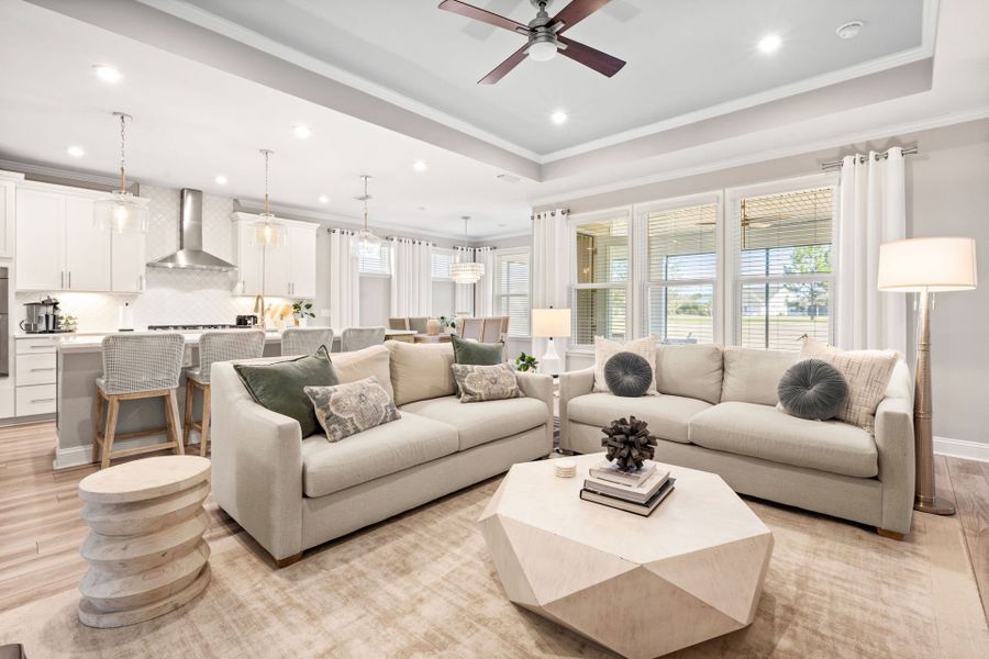 Furnished interior view inside a new home in Sun City Hilton Head, Bluffton (Image 31).