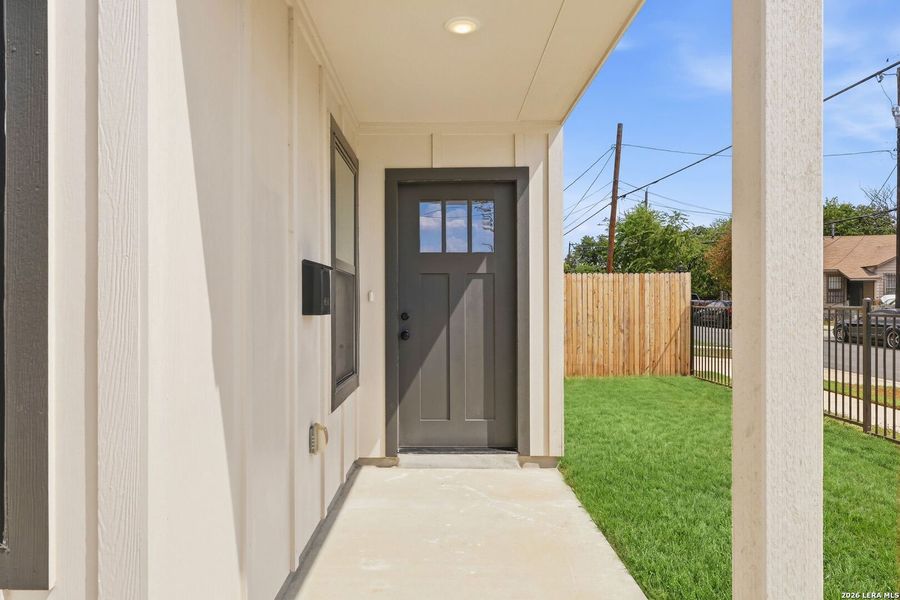 Exterior details and patio area of a home in , San Antonio (Image 4).