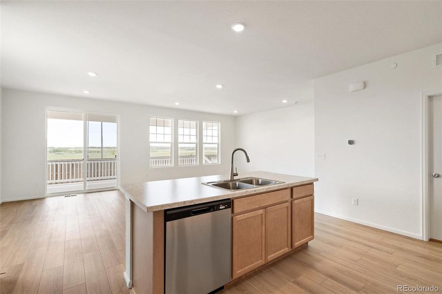 Furnished interior view inside a new home in Turnberry, Commerce City (Image 7).