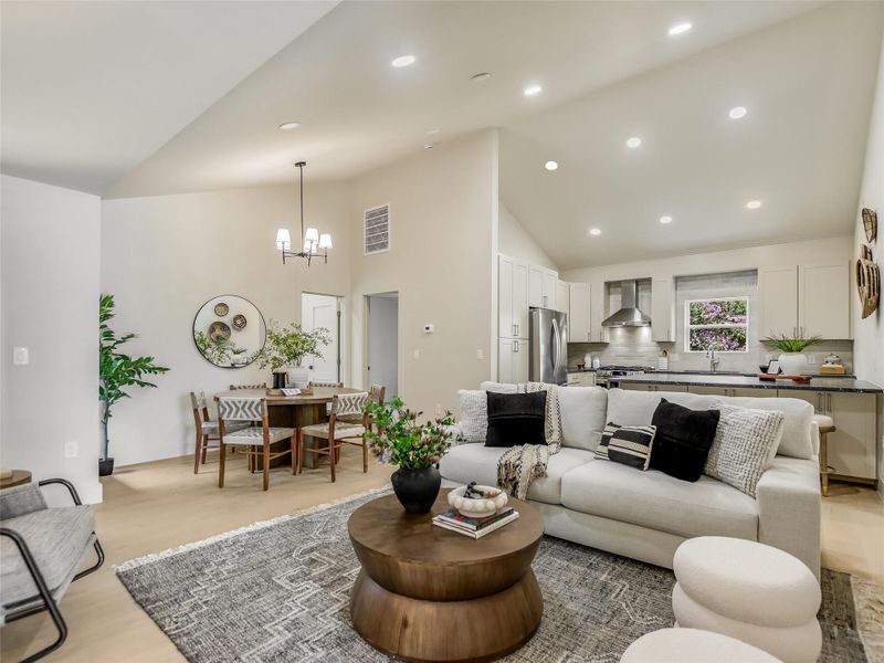 Furnished interior view inside a new home in , Austin (Image 5).