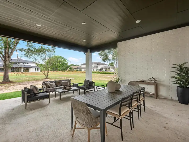 Exterior details and patio area of a home in , Fulshear (Image 4).