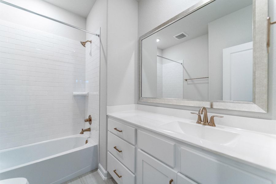 Furnished interior view inside a new home in Westwood, League City (Image 2).