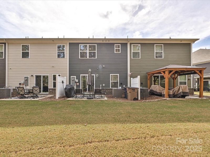Exterior details and patio area of a home in , Matthews (Image 4).
