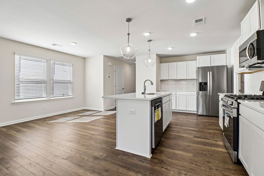 Furnished interior view inside a new home in Victorywoods Village, Columbia (Image 8).