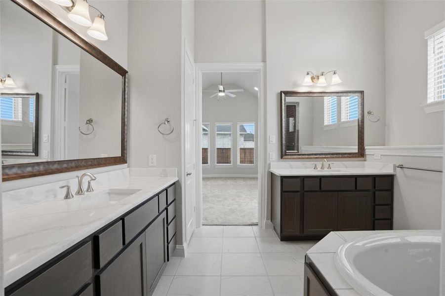 Furnished interior view inside a new home in , Wylie (Image 14).