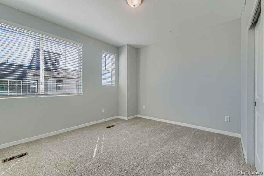 Bedroom two with bump out