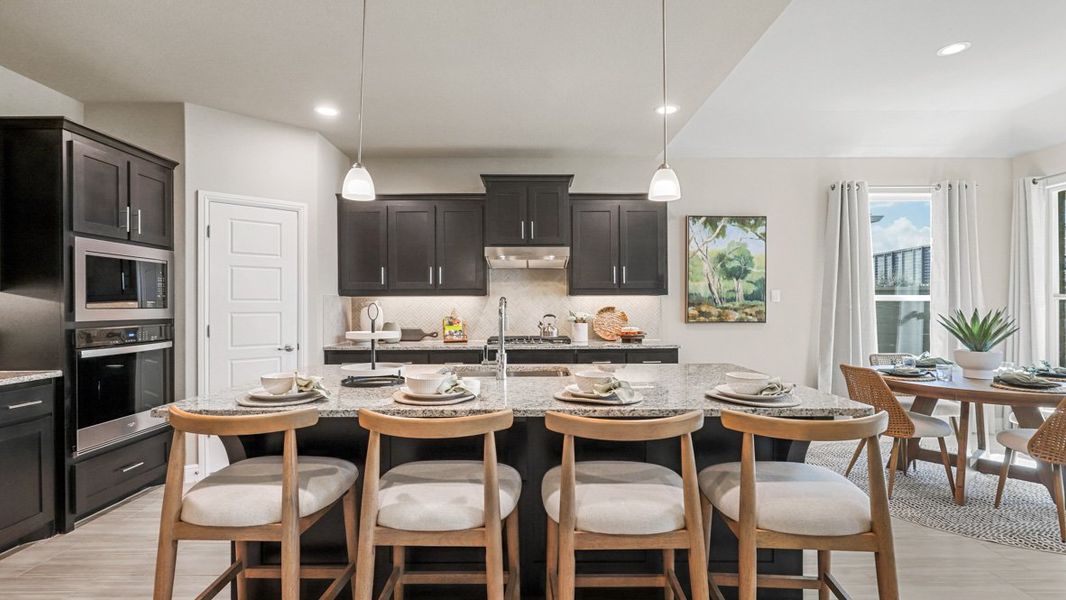 Furnished interior view inside a new home in Treeline, Justin (Image 5).