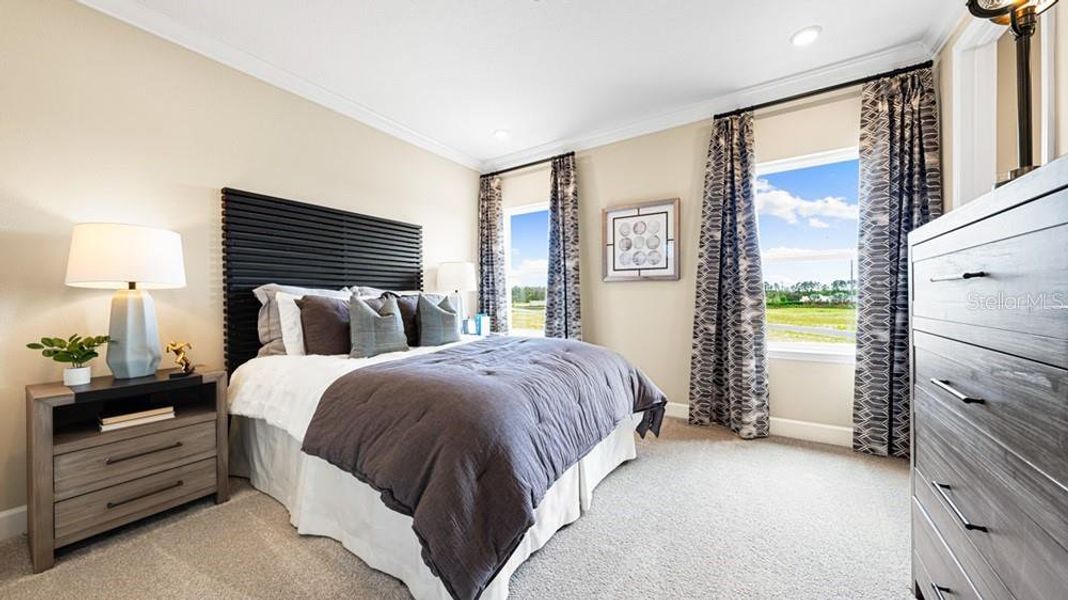 Furnished interior view inside a new home in Victoria Lakes, Odessa (Image 16). Furnished interior view inside a new home in Victoria Lakes, Odessa (Image 16).