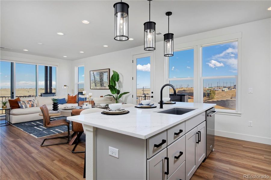 Furnished interior view inside a new home in , Lone Tree (Image 12).