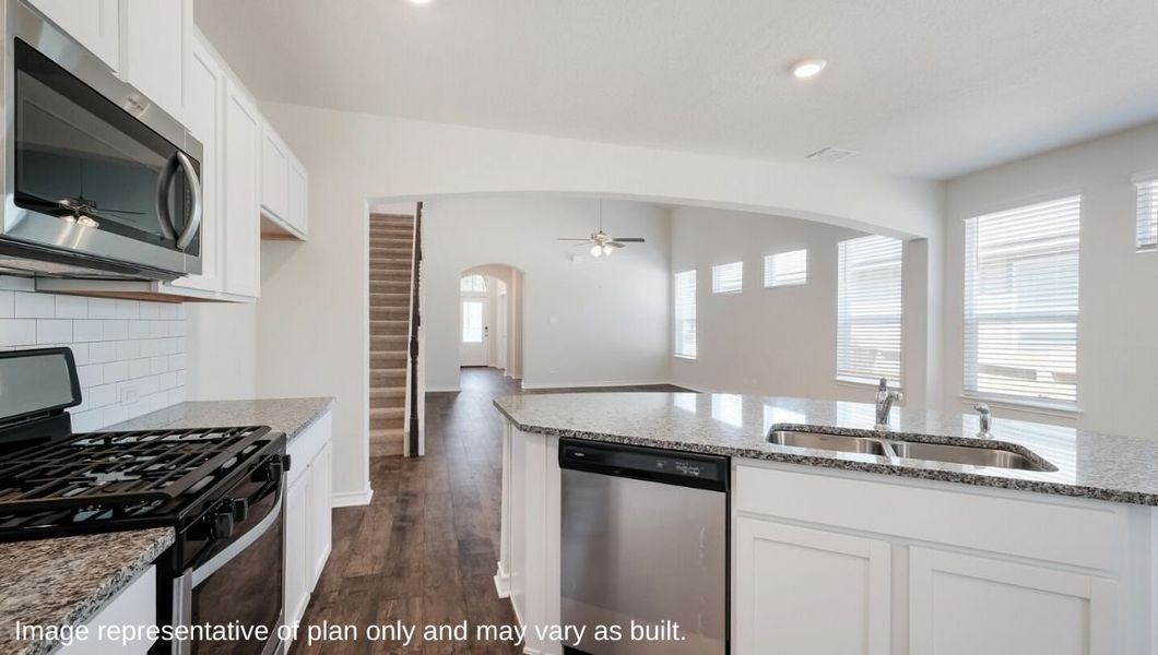 Representative furnished interior of a home built from the The Caspian by D.R. Horton in The Birch at Spencer Ranch, Boerne (Image 5).