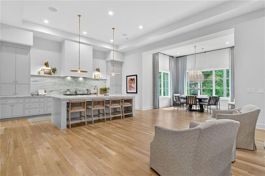 Furnished interior view inside a new home in , Alpharetta (Image 13). Furnished interior view inside a new home in , Alpharetta (Image 13).