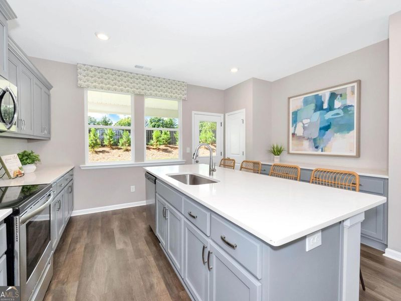 Furnished interior view inside a new home in Ivy Glen, Perry (Image 7). Furnished interior view inside a new home in Ivy Glen, Perry (Image 7).