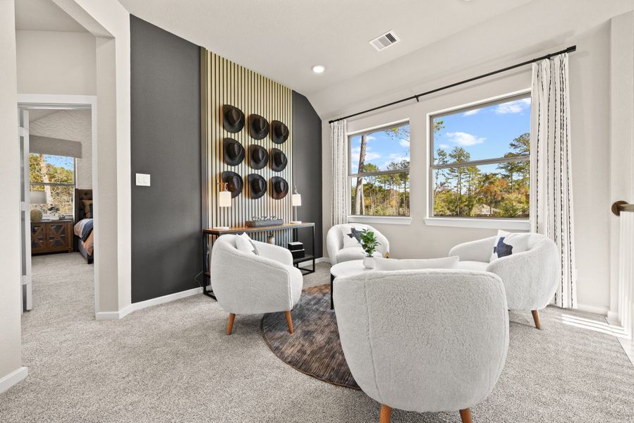 Furnished interior view inside a new home in Meridiana, Manvel (Image 14).