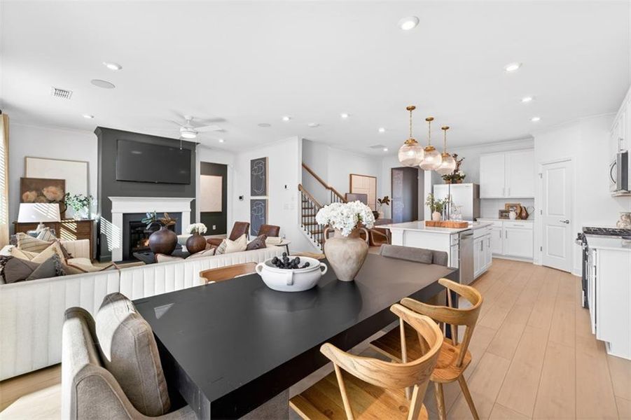Furnished interior view inside a new home in Linden Grove, Powder Springs (Image 36).