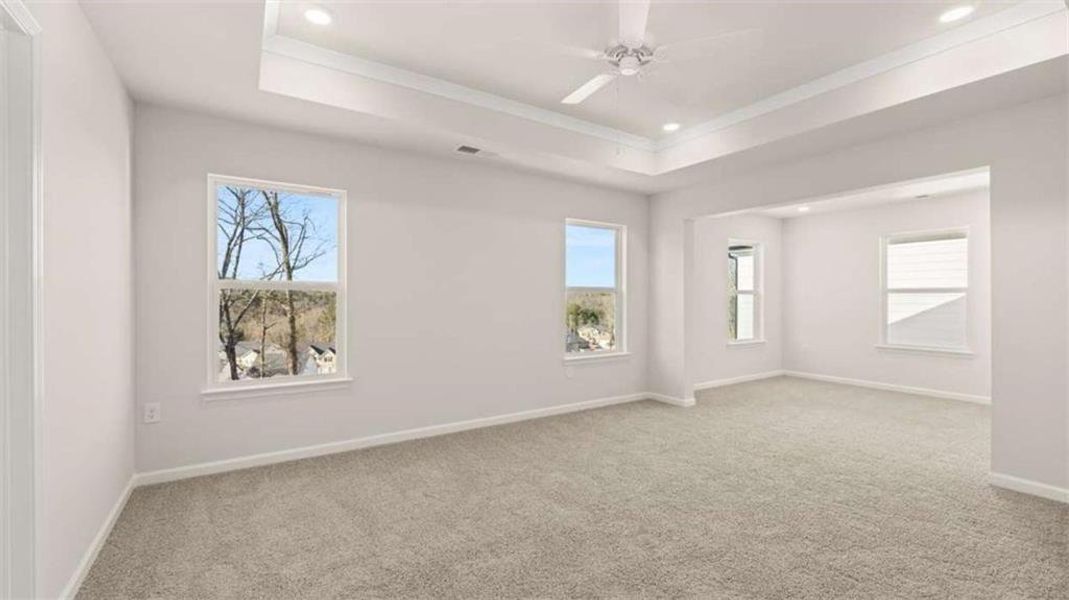 Spacious, unfurnished interior of a new home in Water Oak Estates, Lawrenceville (Image 23). Spacious, unfurnished interior of a new home in Water Oak Estates, Lawrenceville (Image 23).