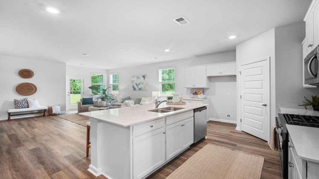 Furnished interior view inside a new home in Fernhill Farms, Statesboro (Image 6).