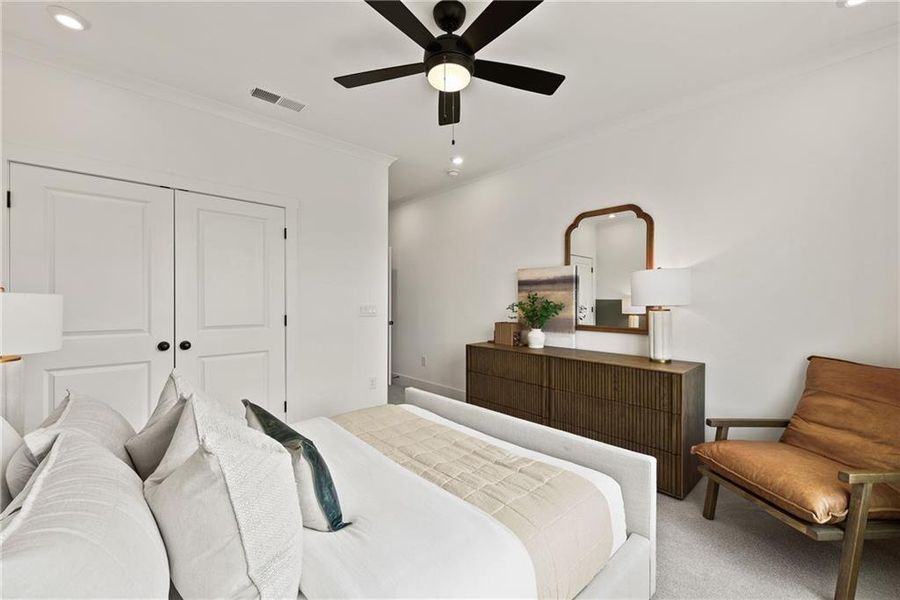 Furnished interior view inside a new home in Watermist at Mirror Lake, Villa Rica (Image 26).