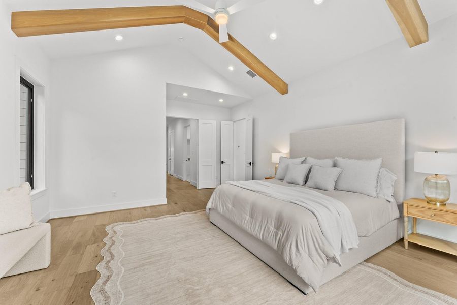 Furnished interior view inside a new home in , West University Place (Image 33).