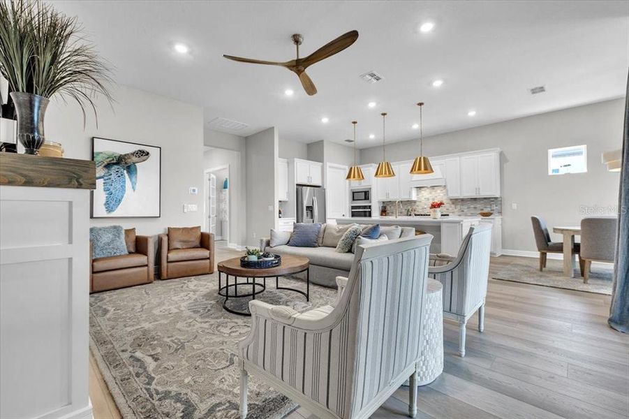 Furnished interior view inside a new home in , Parrish (Image 19).