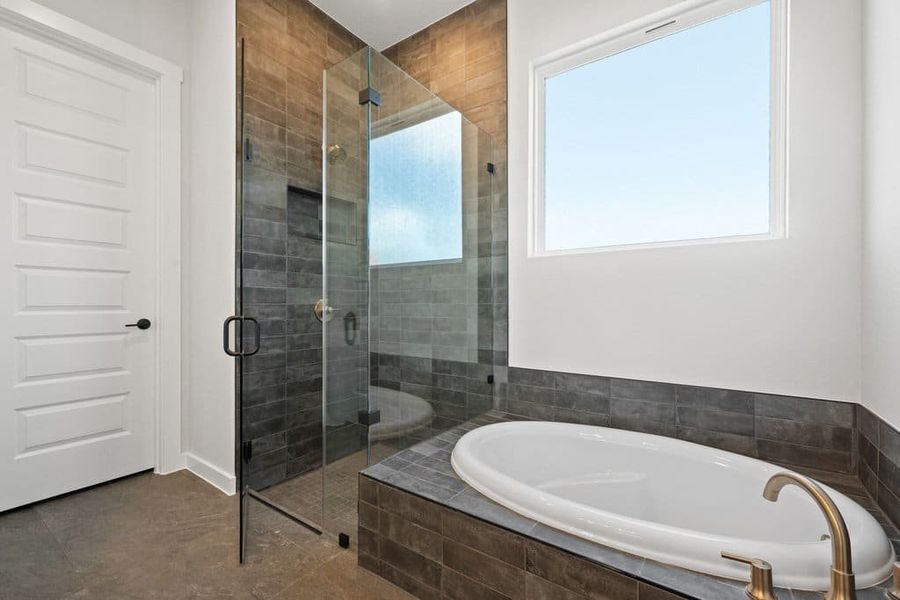 Furnished interior view inside a new home in Lariat, Liberty Hill (Image 15).