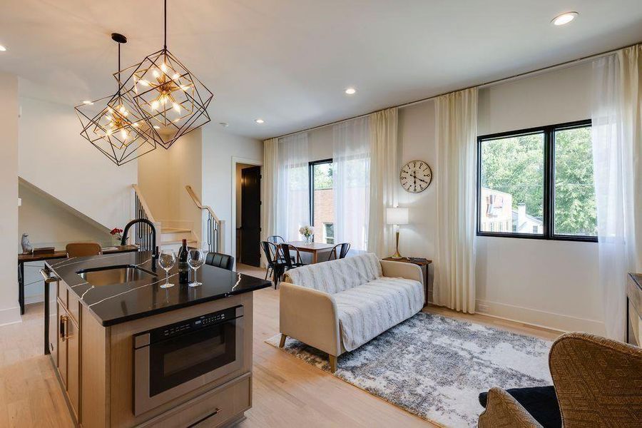 Furnished interior view inside a new home in , Chamblee (Image 14).