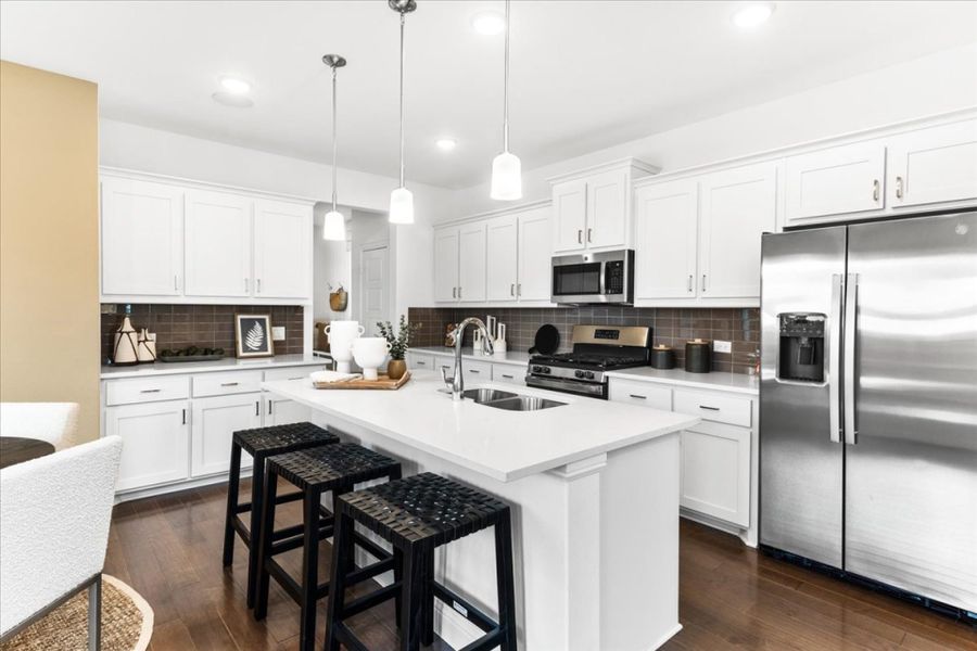 Furnished interior view inside a new home in Elevon, Lavon (Image 14).