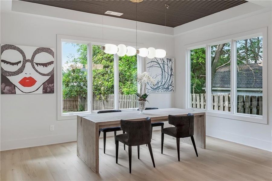 Furnished interior view inside a new home in , Atlanta (Image 12).