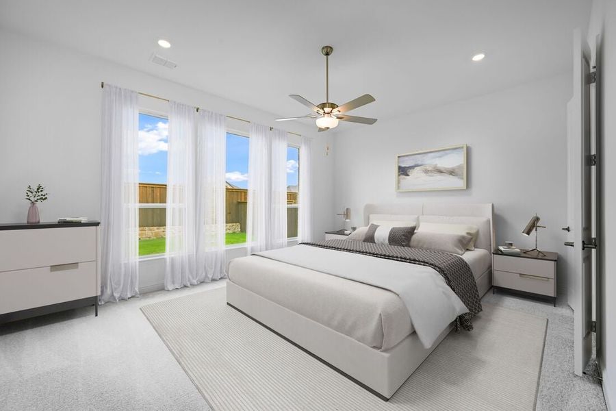 Representative furnished interior of a home built from the Ruby by Taylor Morrison in The Ridge at Northlake, Argyle (Image 8).