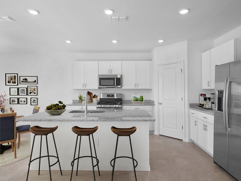 Furnished interior view inside a new home in Firethorn, Parrish (Image 5).
