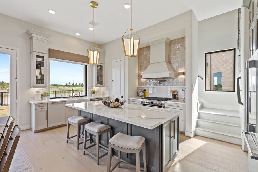 Furnished interior view inside a new home in Bridgeland 45', 50', 70', Cypress (Image 27).