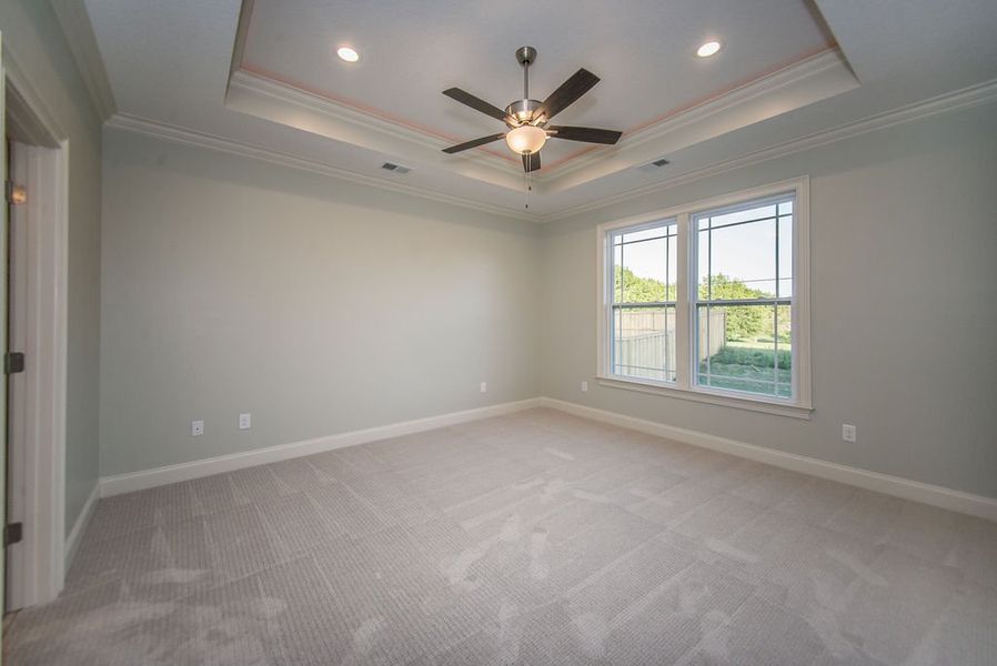 Representative unfurnished interior of a home built from the Mediterranean by Enchanted Homes in Lonesome Dove, San Antonio (Image 47).