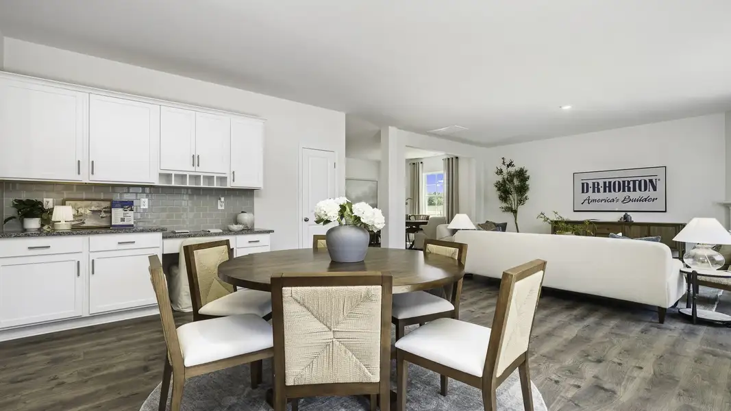 Furnished interior view inside a new home in The Landing at Summerhaven, Mebane (Image 11).