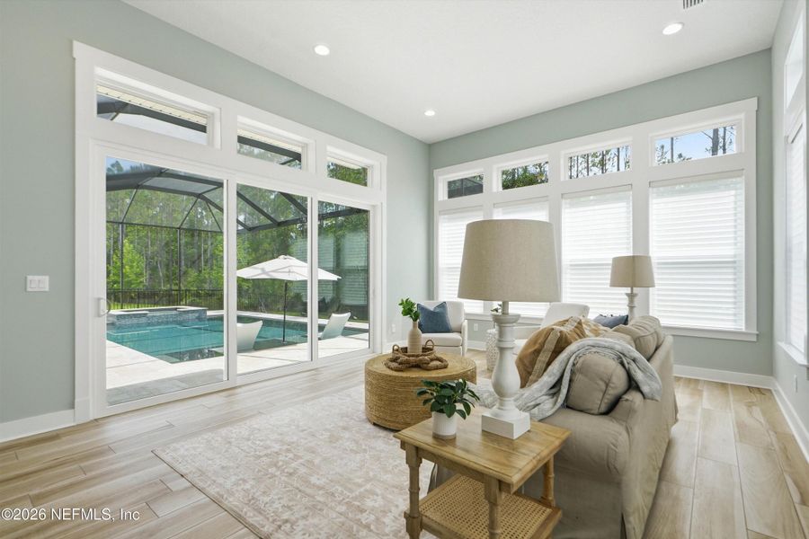 Furnished interior view inside a new home in , Ponte Vedra (Image 43). Furnished interior view inside a new home in , Ponte Vedra (Image 43).