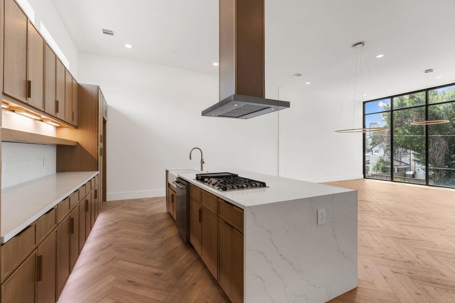 Furnished interior view inside a new home in , Houston (Image 17).