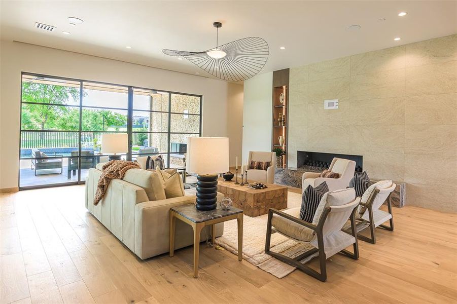 Furnished interior view inside a new home in , Southlake (Image 33).