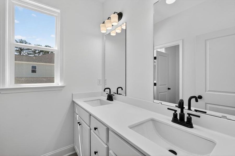 Furnished interior view inside a new home in Nichols Farm, Dacula (Image 18).