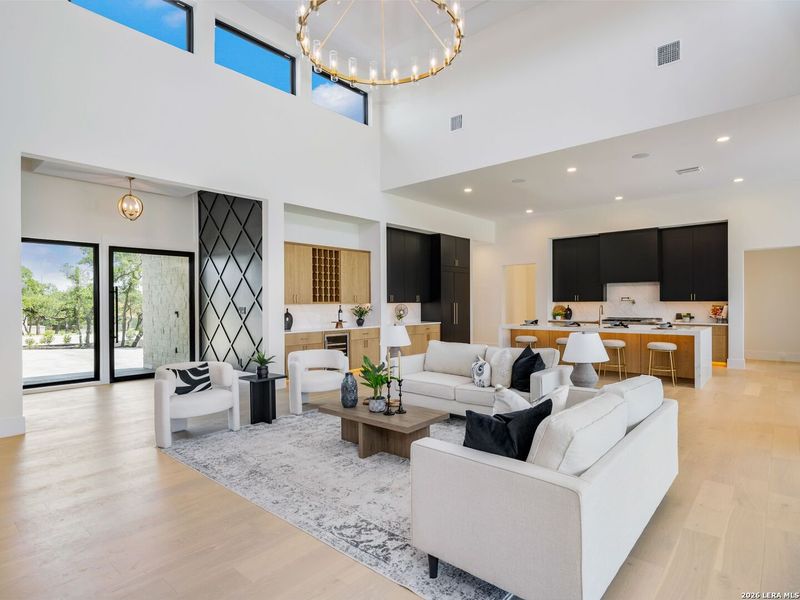 Furnished interior view inside a new home in , Boerne (Image 11).