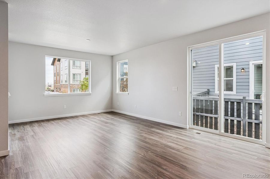 Spacious, unfurnished interior of a new home in Paired Homes at Alder Creek, Parker (Image 18).