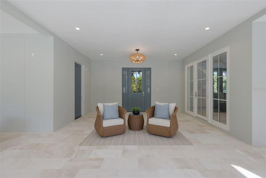 Furnished interior view inside a new home in , Anna Maria (Image 53).