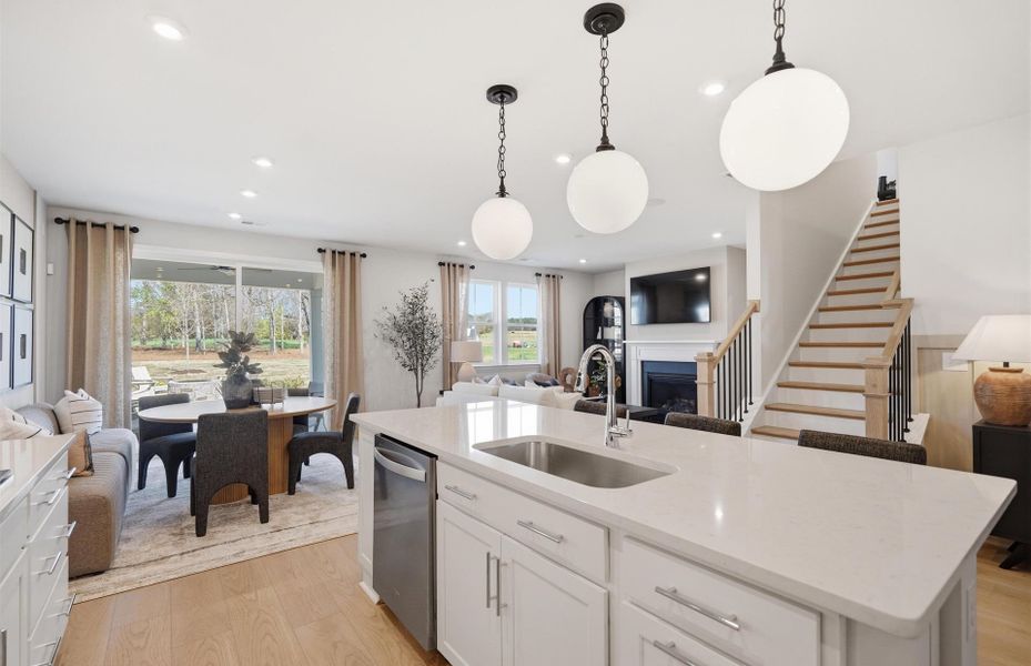 Representative furnished interior of a home built from the Valen by Pulte Homes in Harrington, Greenville (Image 30).