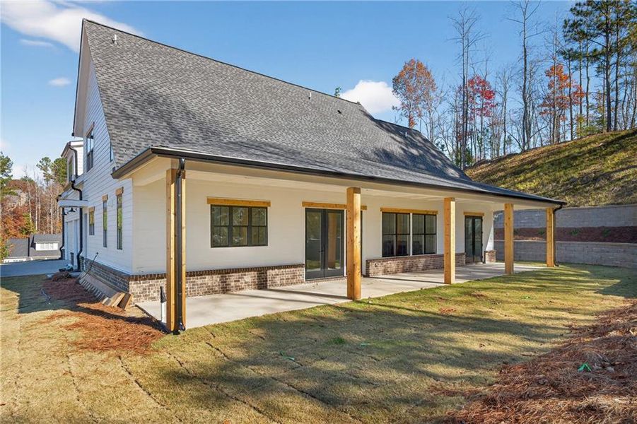 Exterior details and patio area of a home in , Canton (Image 4). Exterior details and patio area of a home in , Canton (Image 4).