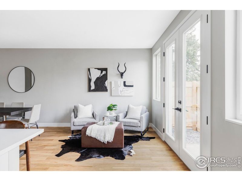 Furnished interior view inside a new home in , Denver (Image 16).