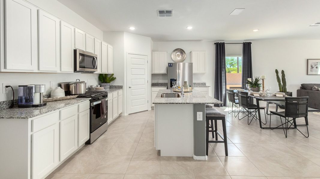 Furnished interior view inside a new home in Saguaro Bloom, Marana (Image 6). Furnished interior view inside a new home in Saguaro Bloom, Marana (Image 6).